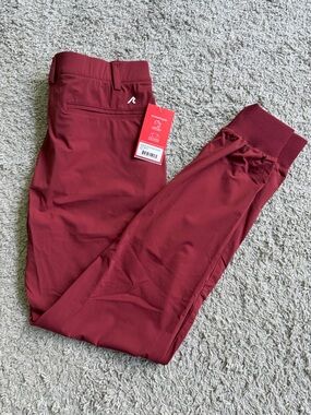 Redvanly Halliday Jogger – Maroon – Size Small – Pull-On – NWT